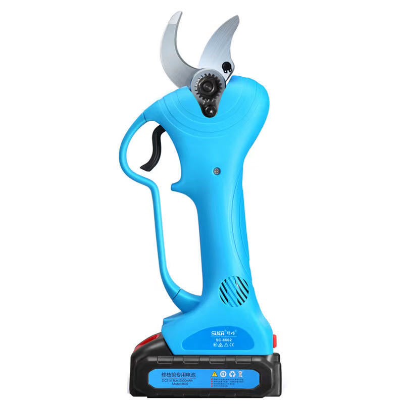 舒畅2.5公分家用电动修枝剪刀果树剪园艺剪树枝剪园艺剪刀无线电图5