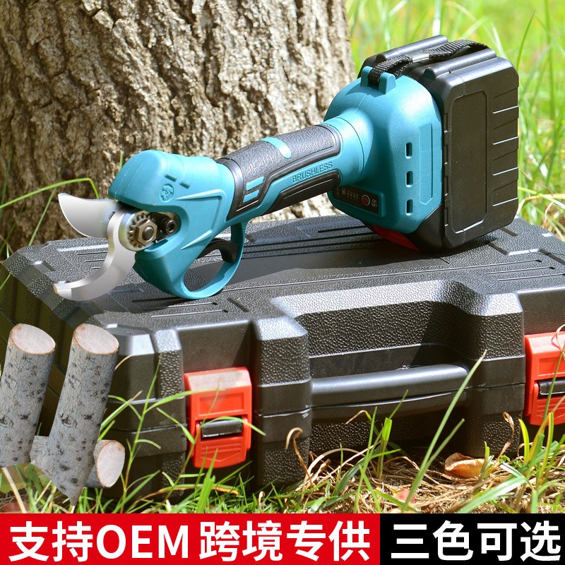 锂电修枝剪电动剪刀果树修枝剪刀充电式电剪刀强力园林剪 树电剪图4