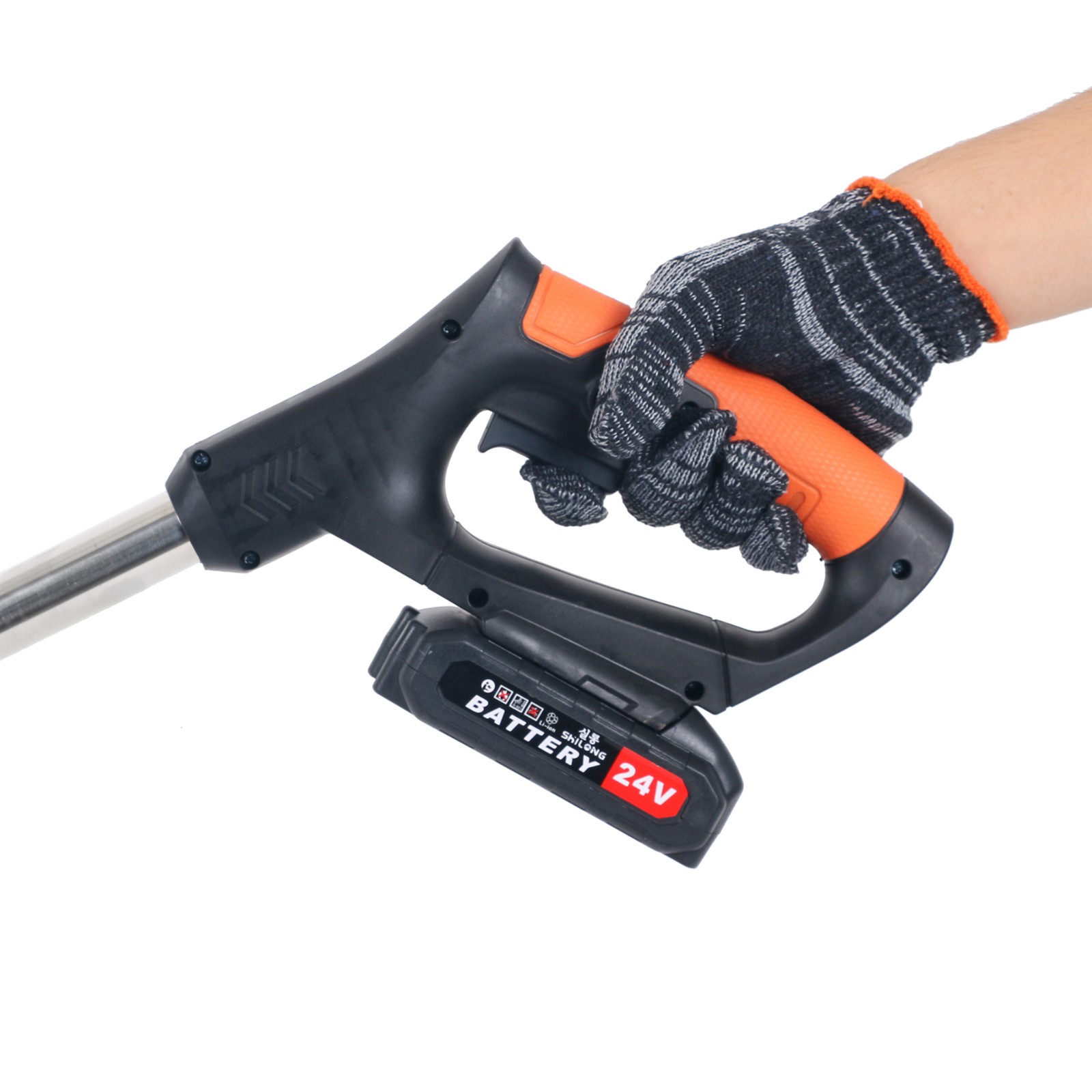 电动手持割草机充电式除草机便携式锂电打草机手提小型草坪修剪机图3