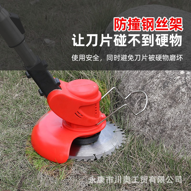 厂家直销锂电池割草机农用家用除草便携园林修工具剪草坪打草机图4