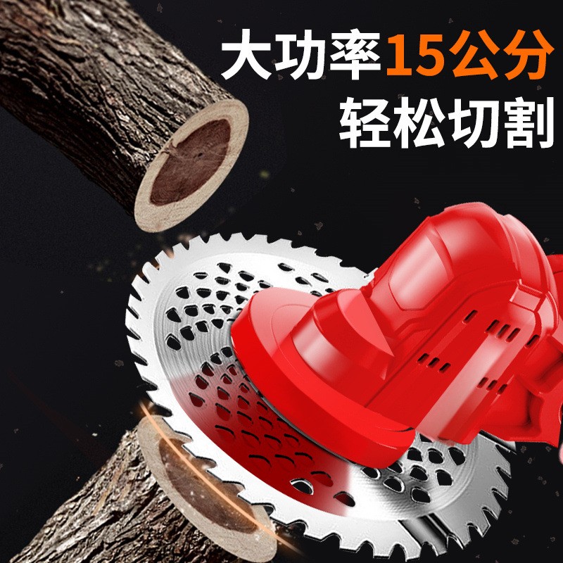 新款无线大无刷电动割草机充电式家用小型打草除草神器农用工具图2