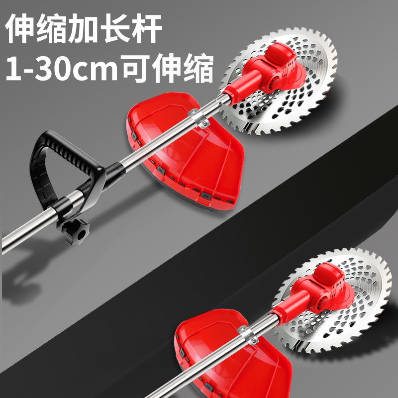 新款无线大无刷电动割草机充电式家用小型打草除草神器农用工具图3