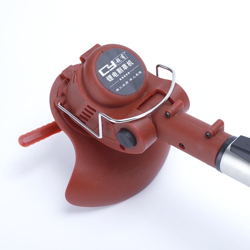 家用电动割草机便携式可伸缩除草机锂电池充电打草机草坪修剪机图4