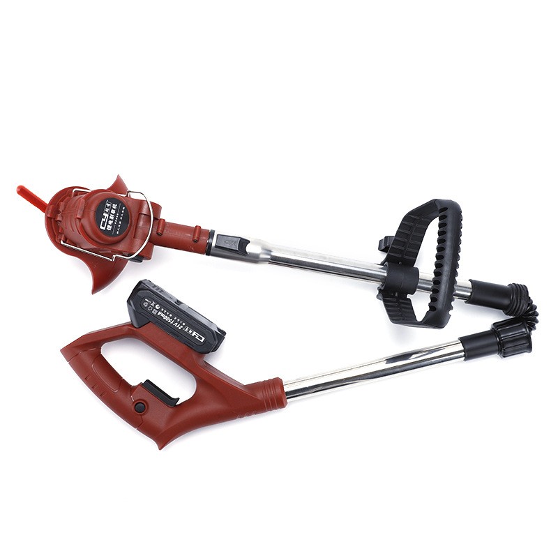 充电式小型快捷剪草机家用野外手持式电动割草机可折叠便携除草机图2