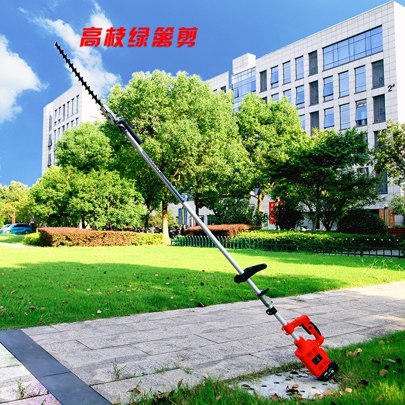 多功能便携式工业级智能无刷大功率锂电割草机 一机多用图3