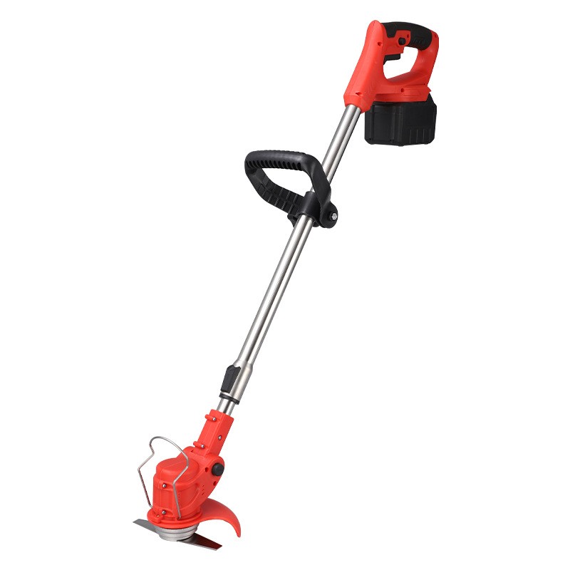 跨境电动割草机家用小型锂电除草机手持打草机园林修剪充电割草机图4