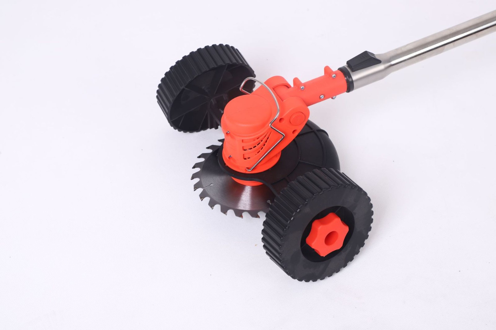 有刷大功率带轮子锂电割草机21V充电式家用小型除草机便携式打草图2