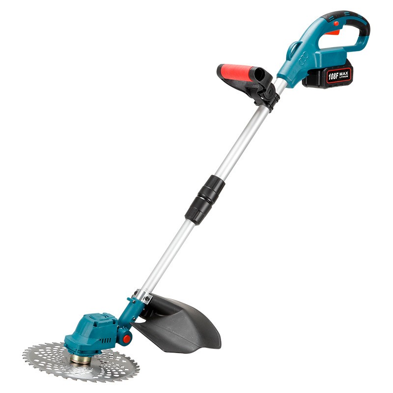 锂电割草机小型家用除草机手持电动打草机园林修剪机充电式割草机图2