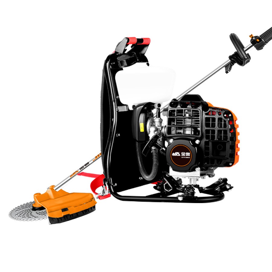 割草机金奥厂家背负式动力除草机割灌机稻谷汽油收割机果园收割图3