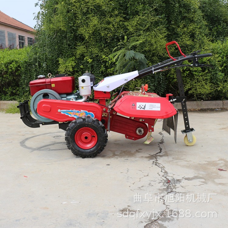 旭阳柴油四驱微耕机自走式培土除草起陇一体机多功能田园管理机图2
