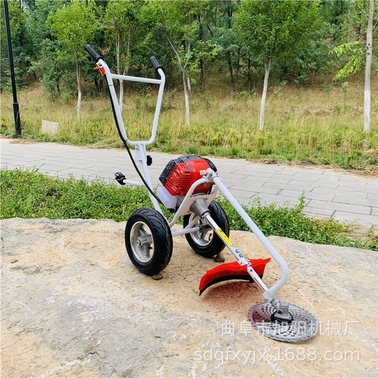 旭阳多用途割草锄地机果园小型除草松土机四冲程手推式汽油打草机图3