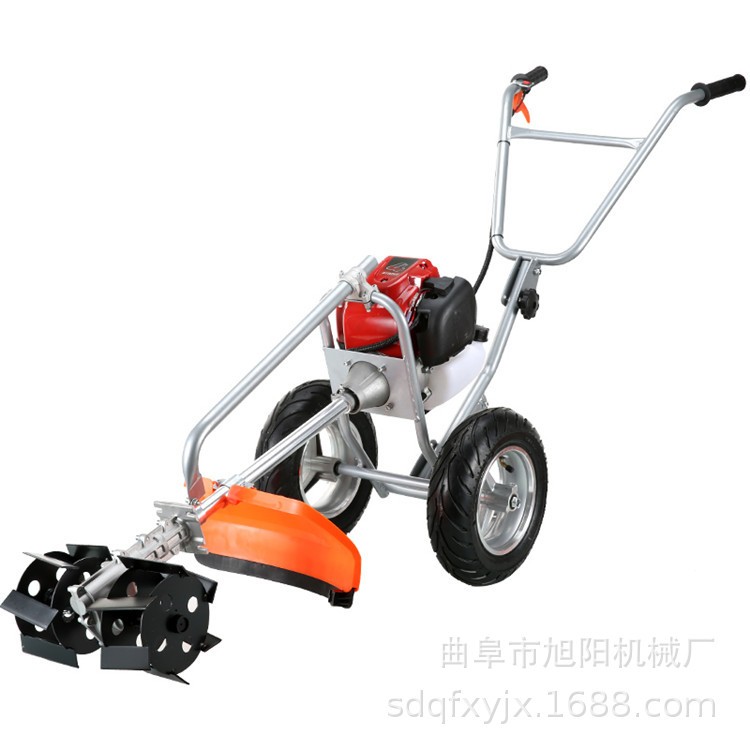 旭阳园林果园除草旋耕机多功能小型汽油松土机四冲程手推式割草机图5
