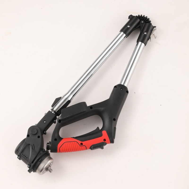 电动割草机家用充电式锂电打草机带电量显示可折叠除草机厂家直供图4