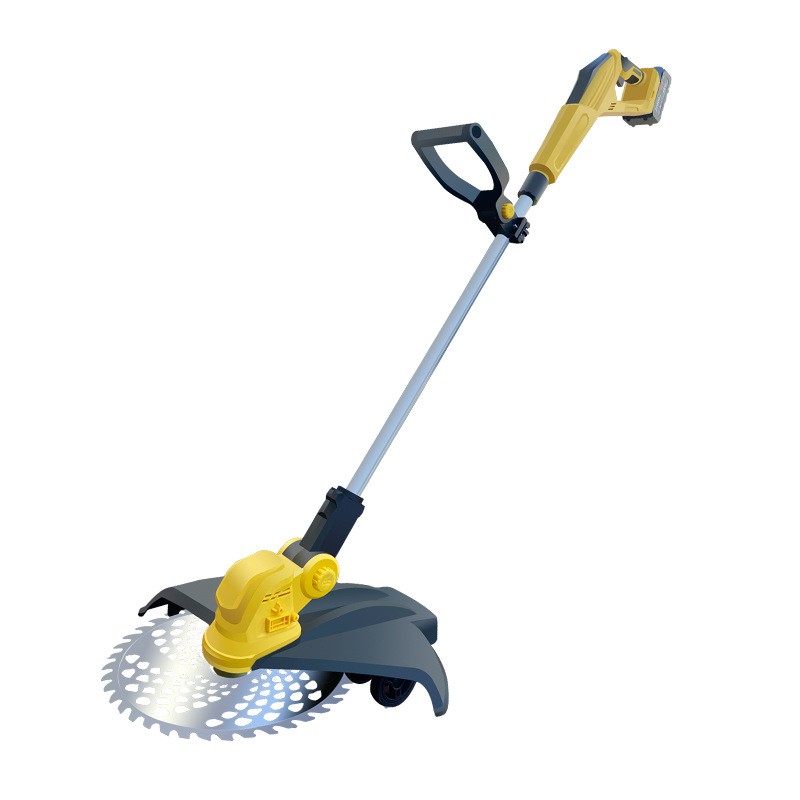 艺泽园无刷电动割草机家用除草机锂电打草机充电式草坪机带轮子图5