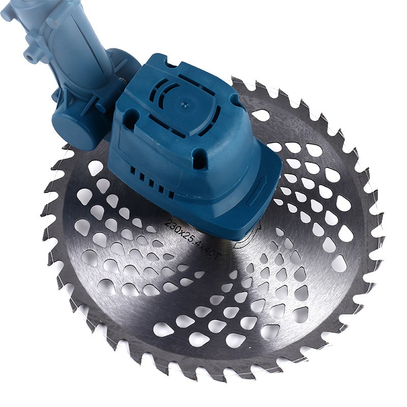 新型家用充电式除草机小型农用收割机锂电打草锄草无刷手持割草机图3