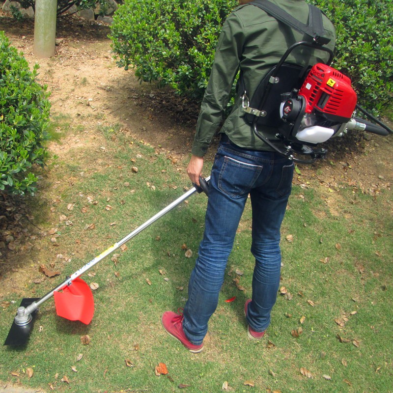 一件代发四冲程大功率汽油割草机背负式小型割灌机农用家 用收割机图2