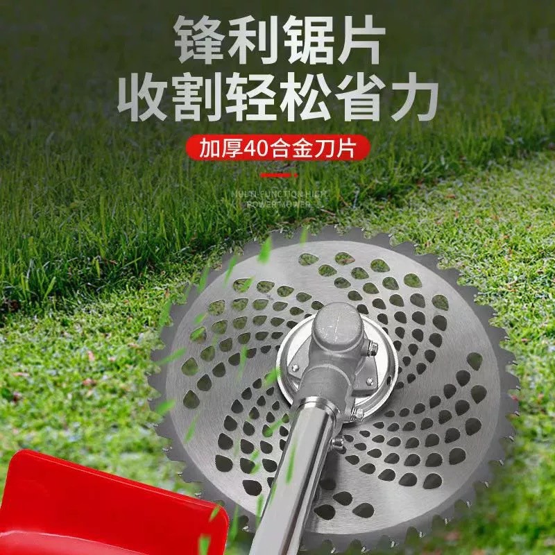 华盛汽油割草机小型农用收割机139侧挂背负多功能开荒园 林割灌机图2