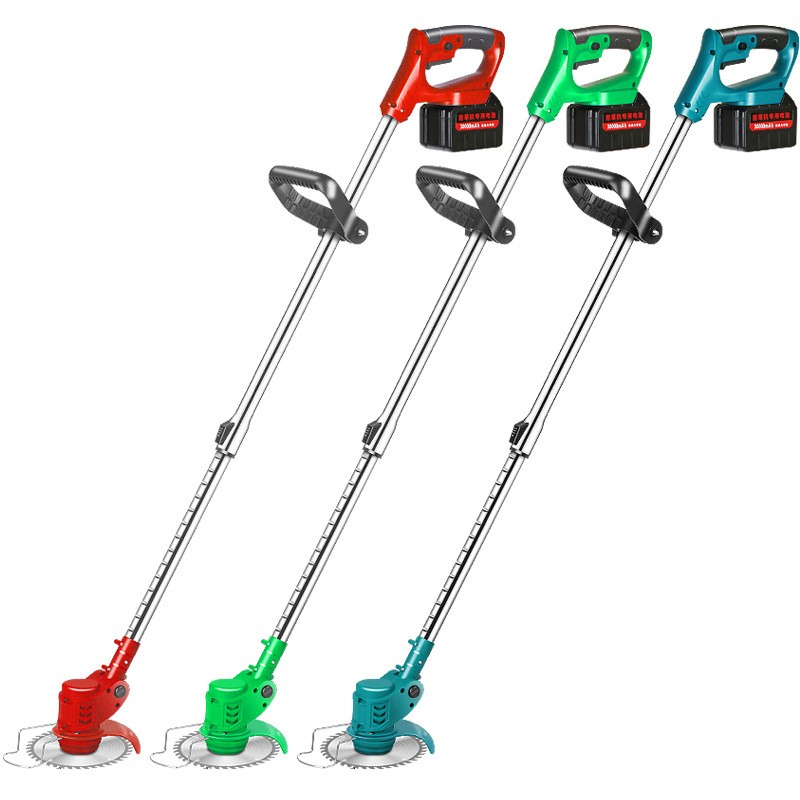 电动割草机小型家用除草机充电式草坪机农用锂电多功能打草机神器