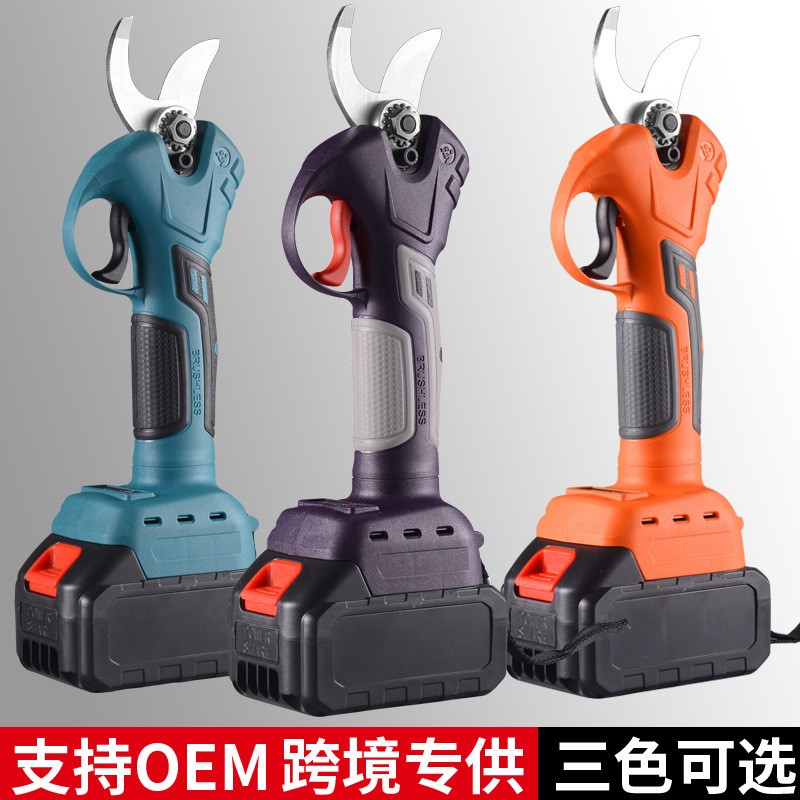 电动修枝剪刀果树剪树枝剪刀锂电充电式剪子园林修枝粗枝剪电剪子图2