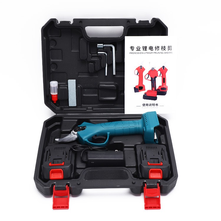 跨境专供电动修枝剪刀无刷锂电果树粗枝剪刀园林工具电动剪子厂家图3