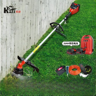 凯姿KZ60LI电动割草机 割灌机 充电式多功能开荒园林锂电池除草机