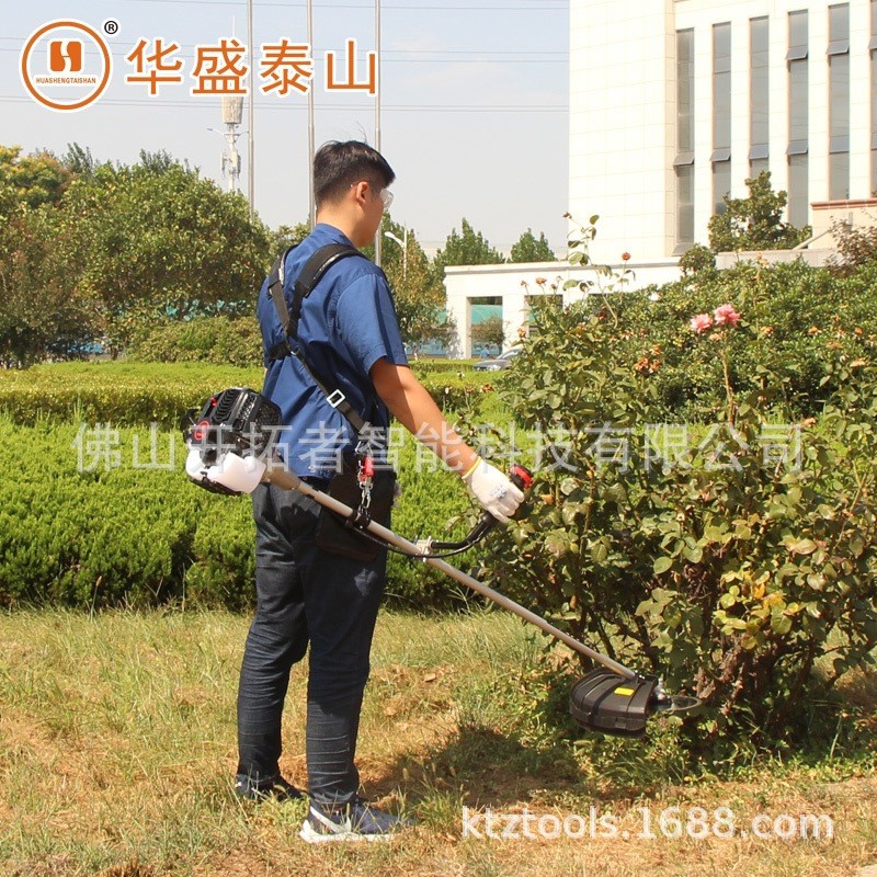 山东华盛割草机侧挂式139F-2C汽油打草机四冲程割灌机割稻机除草图5