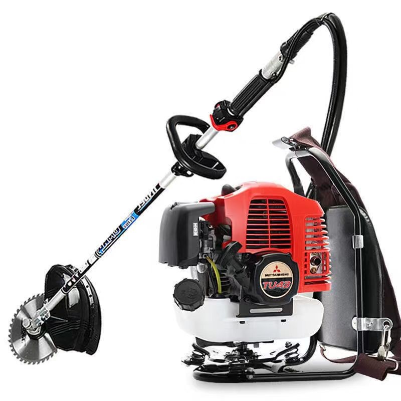 三菱TU43割灌机二冲程侧挂式汽油割草机开荒打草机修边机图3