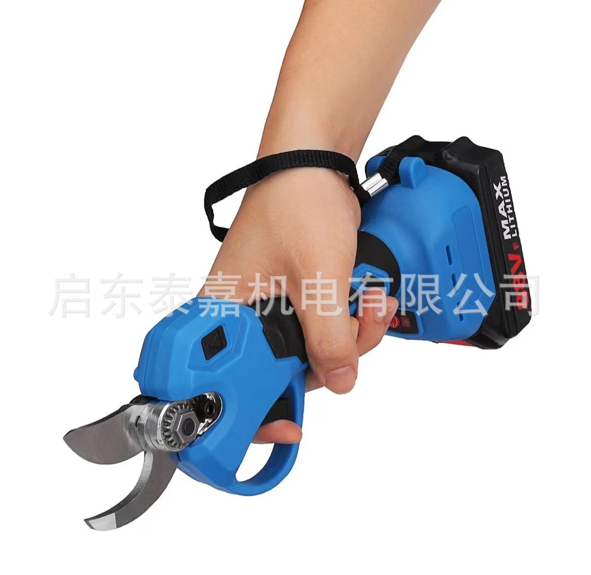 电动修枝剪刀充电式强力园林果树专用剪子锂电粗枝修剪神器图4