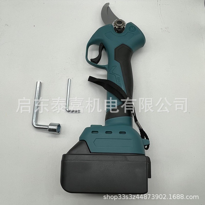 电动修枝剪刀充电式强力园林果树专用剪子锂电粗枝修剪神器图3