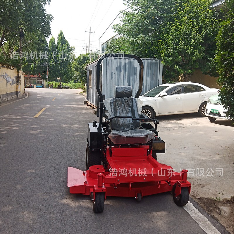 42寸乘坐式草坪割草机足球场高尔夫球场割草机驾驶式零转角草坪车图3