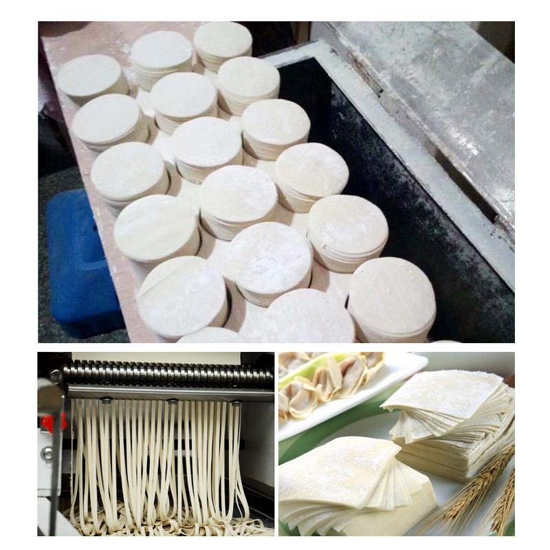 商用单组压面机自动撒粉卷皮叠皮机鲜面条饺子皮馄饨皮云吞一体机图4