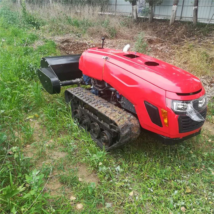 遥控履带割草机果园多功能一体机大棚智能除草机旋耕施肥打药机图2