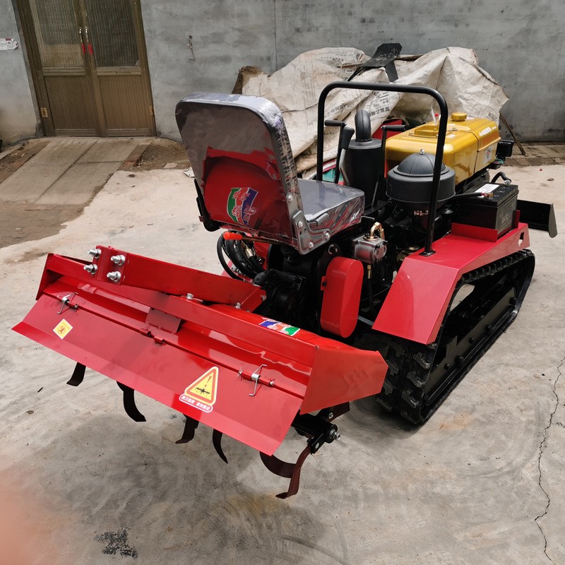 柴油大变速箱座驾旋耕机履带行走春季耕地旋地机乘坐式开 沟回填机图2