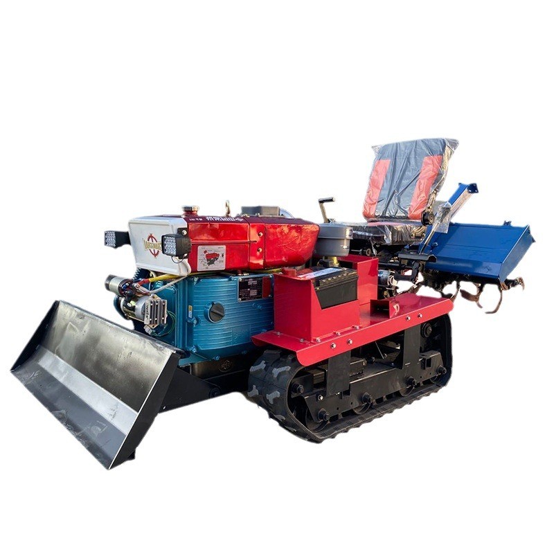柴油大变速箱座驾旋耕机履带行走春季耕地旋地机乘坐式开 沟回填机图3