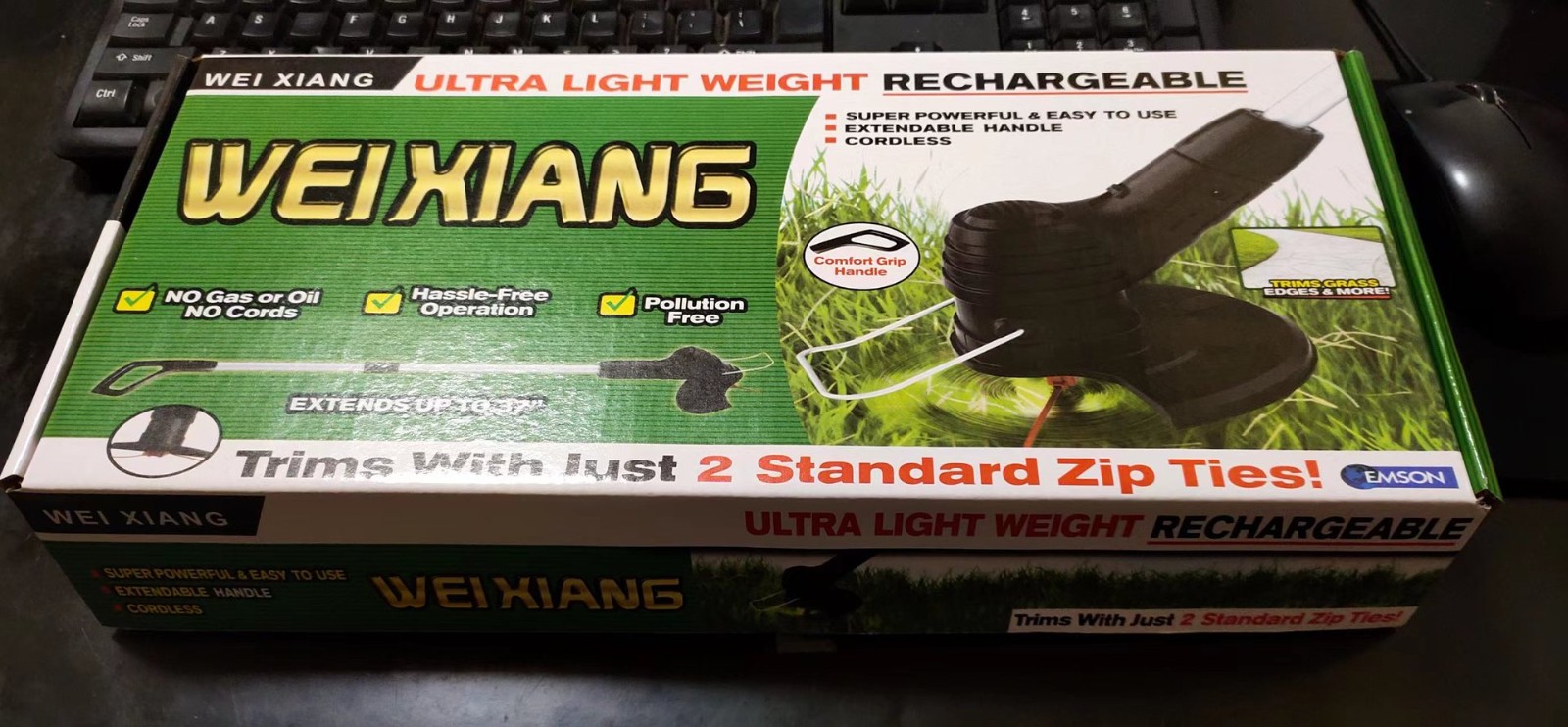 跨境新款割草机家用园林便携充电式修剪草坪无线小型除草机图4