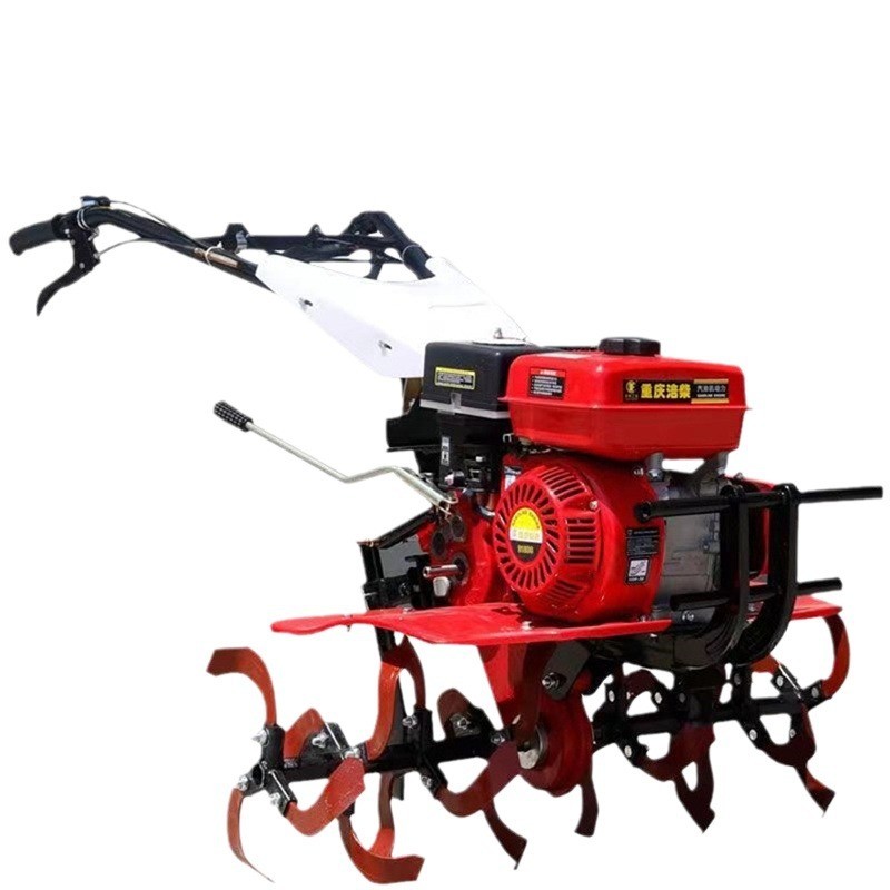 工厂直发四驱微耕机 山地果园小型旋耕机 大马力柴油开沟起垄机图4