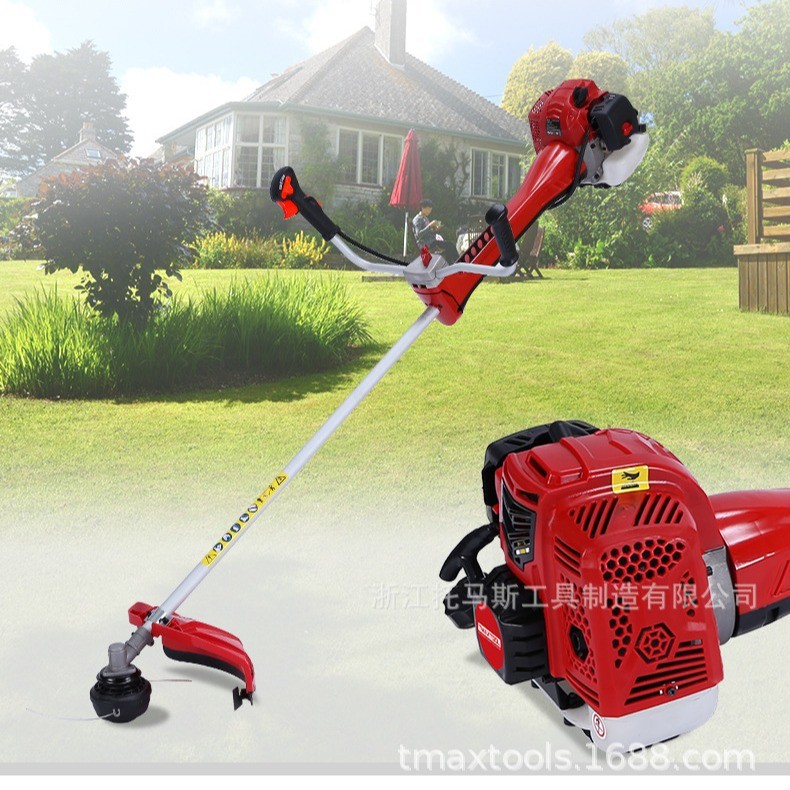 托马斯园林工具42CC汽油型带减震系统斜跨式大功率尼龙绳割草机