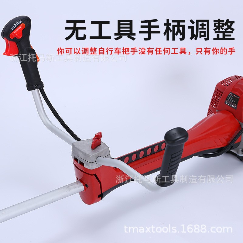 托马斯园林工具42CC汽油型带减震系统斜跨式大功率尼龙绳割草机图2