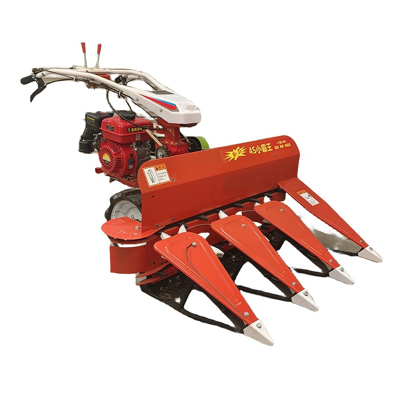 玉米秸秆割晒机机 手推式汽油割晒机 家用前置甜象草皇竹草收割机图5