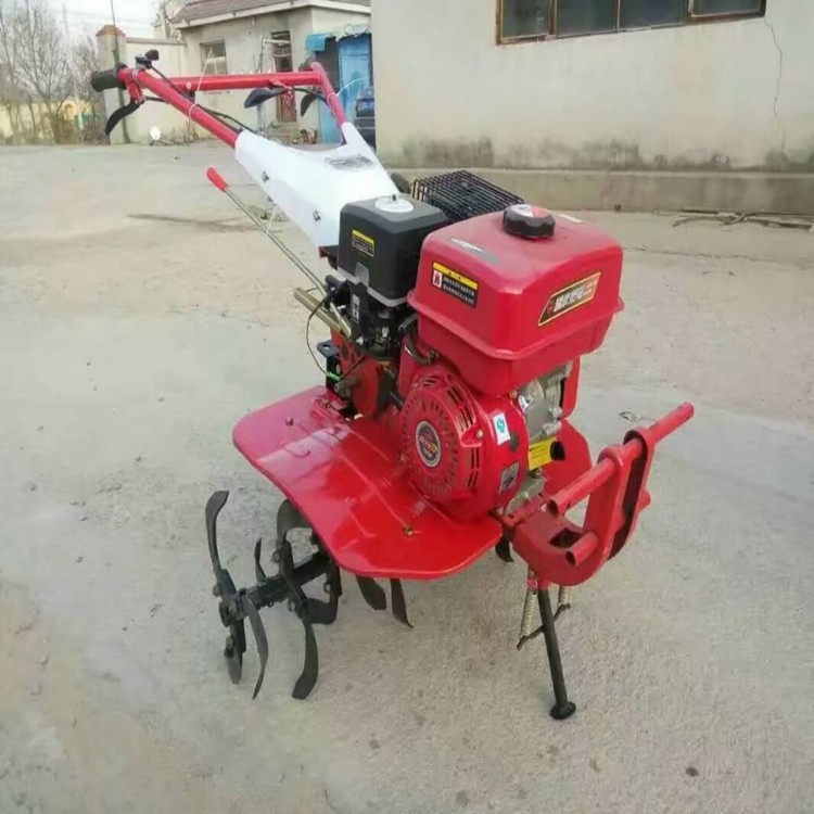 自走式柴油四驱微耕机 手推式农用汽油旋耕机 果园开沟旋耕除草机图4