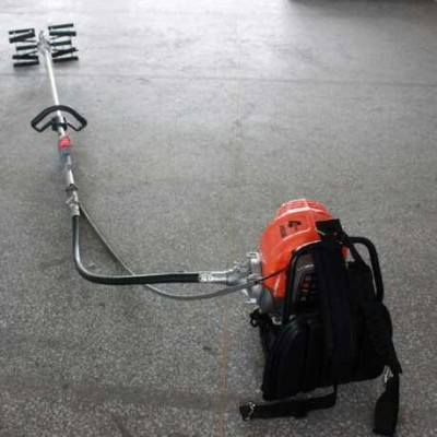 背负式二四冲程锄草机松土机割稻机割草机扶禾器小型微耕机翻土机