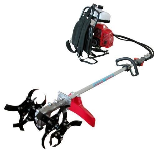 背负式二四冲程锄草机松土机割稻机割草机扶禾器小型微耕机翻土机图4