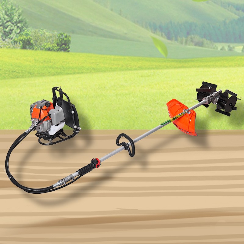 厂家直销背负式多功能割草机 小型锄草机开沟机松土机家用除草机