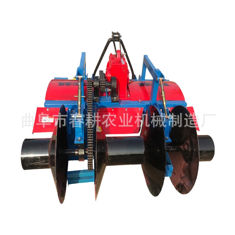 蔬菜草莓大葱开沟机拖拉机带地瓜土豆黄姜烟田筑埂开沟机图5