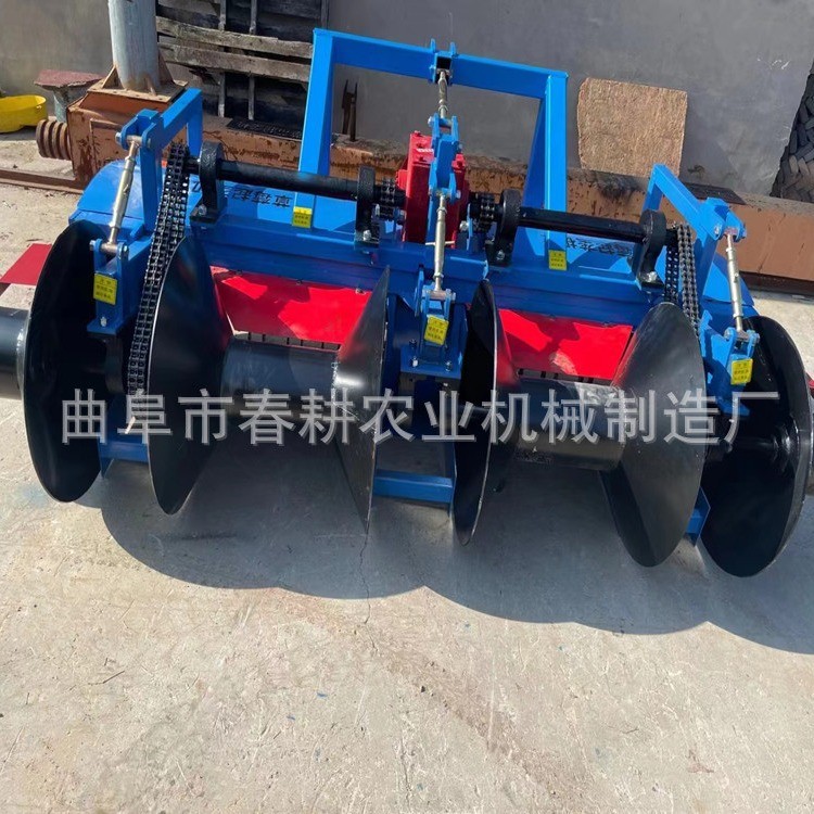 蔬菜烟田单垄开沟机草莓双垄开沟起垄机大葱生姜三垄起埂开沟机图4