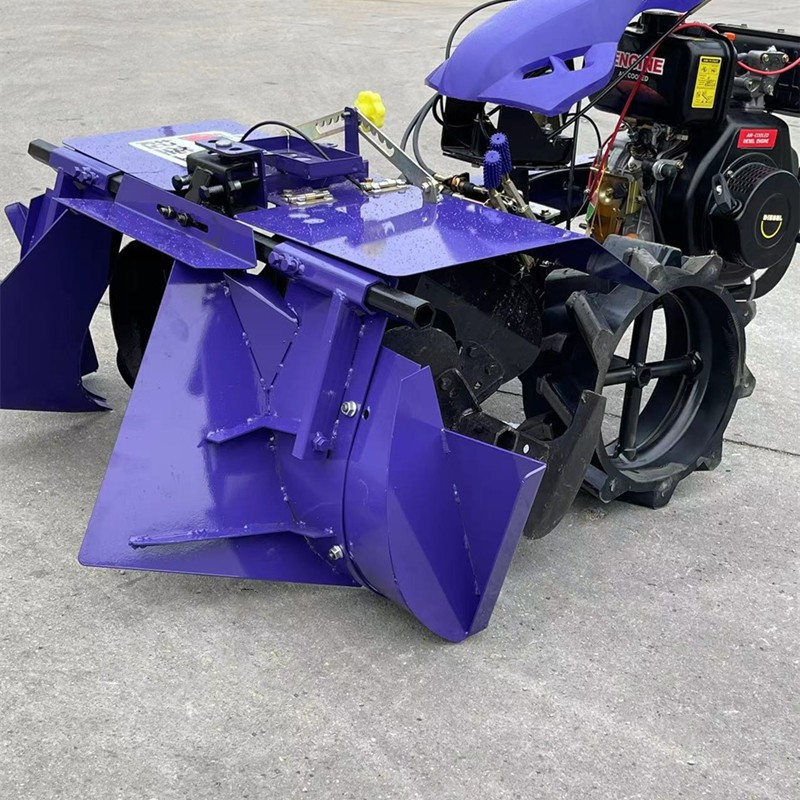 旋耕打埂起垄机宽度可调草莓起垄一体机柴油四驱旋耕培土起埂机图3