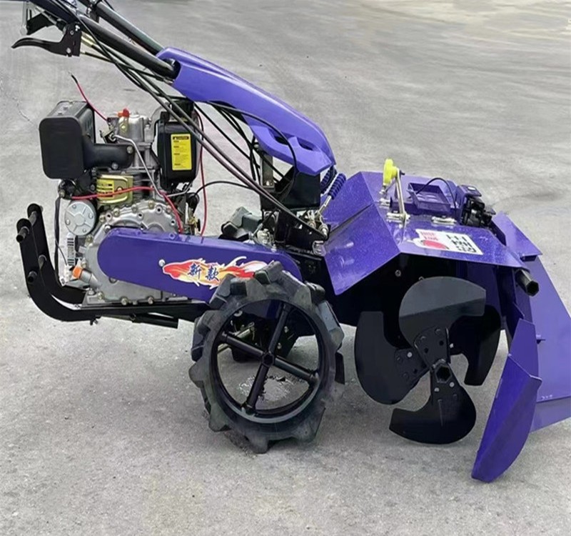 旋耕打埂起垄机宽度可调草莓起垄一体机柴油四驱旋耕培土起埂机图2