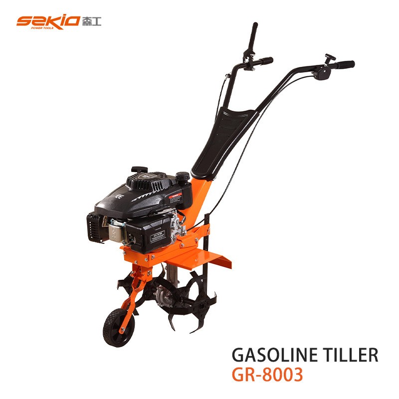 GR-8003微耕机小型农用汽油旋耕机家用耕田开沟刨翻地松土神器
