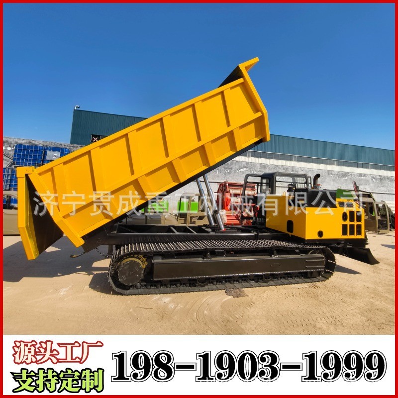 大型履带运输车 钢制履带液压驱动 载重10吨 20吨底盘总成图4