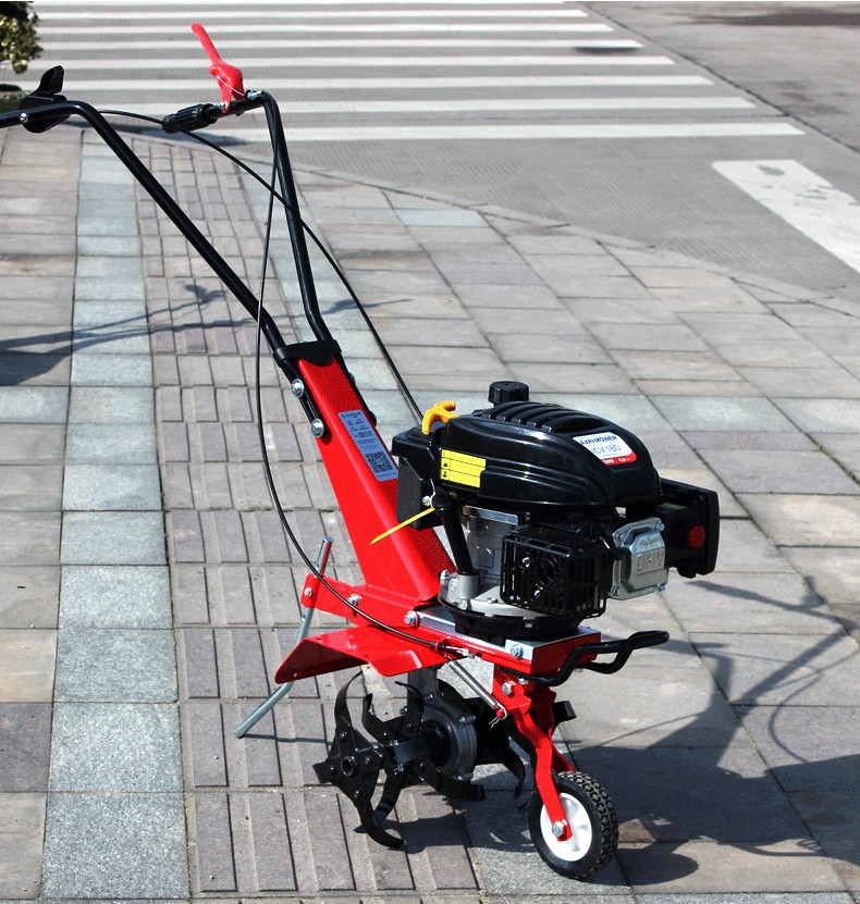 厂家直销四冲程汽油微耕机小型家用大棚果园松土除草机农用打田机
